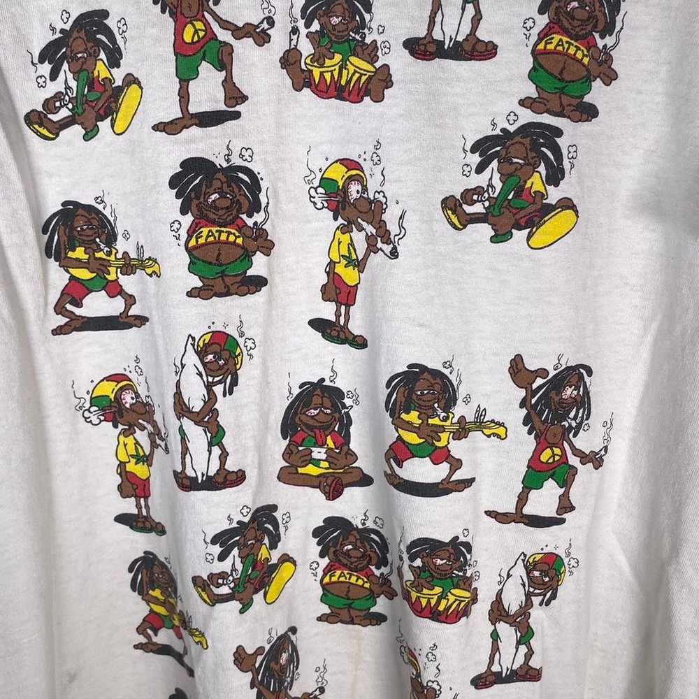 Vintage 1992 jamaica graphic shirt - image 3
