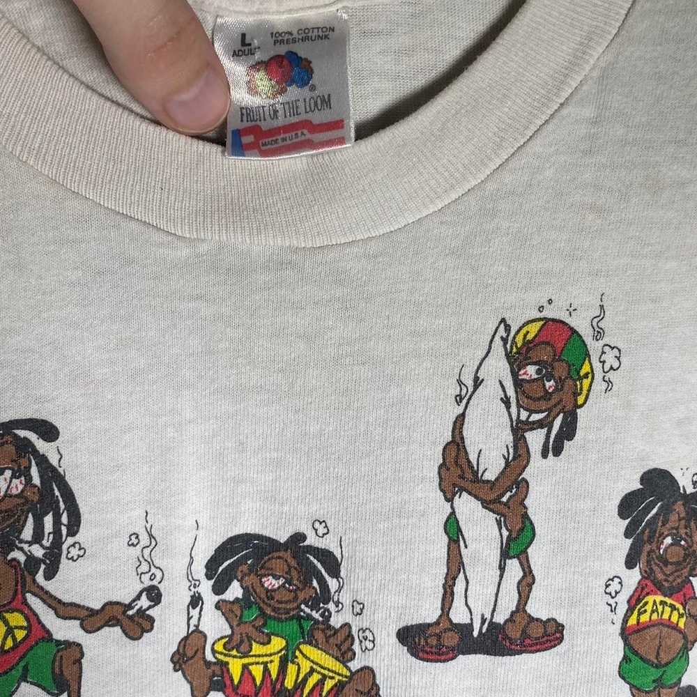 Vintage 1992 jamaica graphic shirt - image 4
