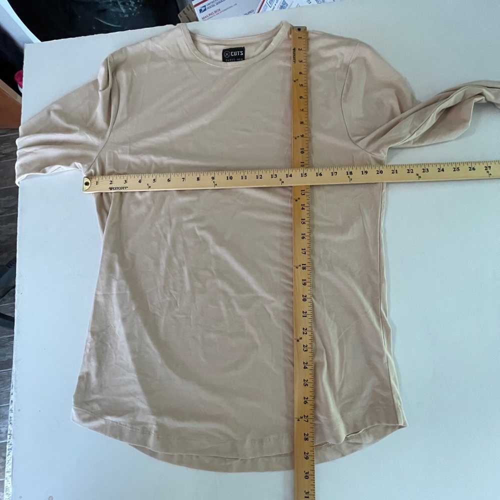 Cuts Clothing NEW Mens Curve-Hem T-Shirt Sz XL Mo… - image 6