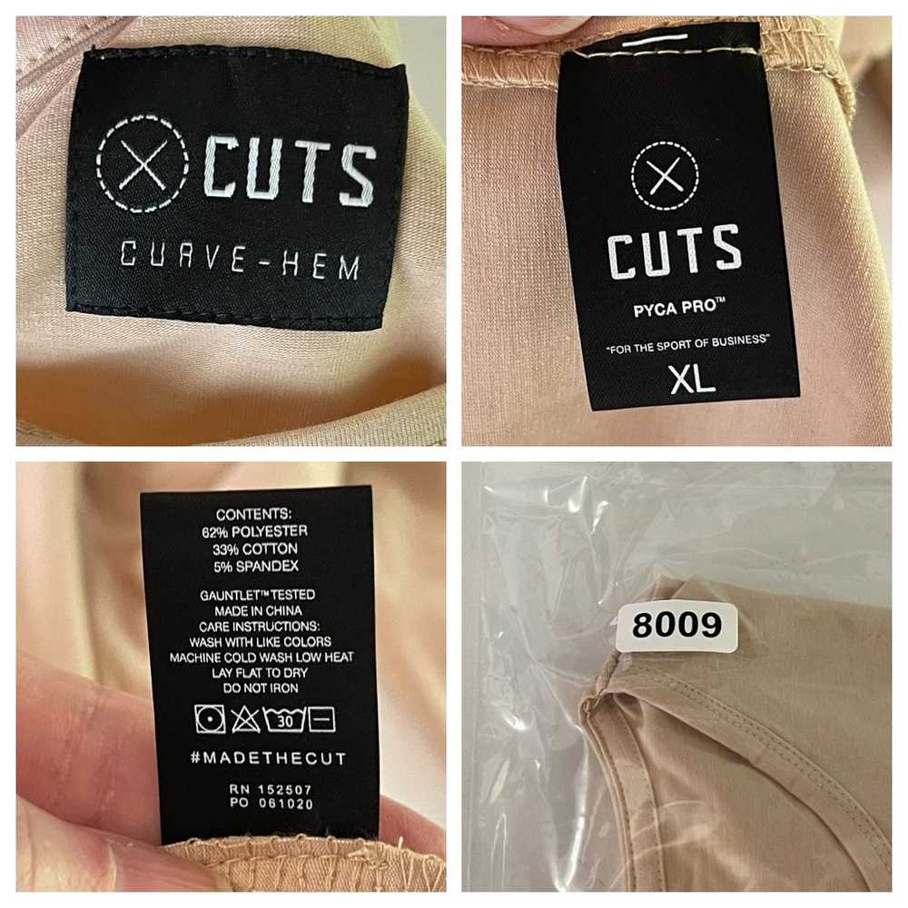 Cuts Clothing NEW Mens Curve-Hem T-Shirt Sz XL Mo… - image 8