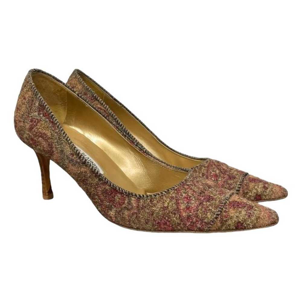 Manolo Blahnik Cloth heels - image 1