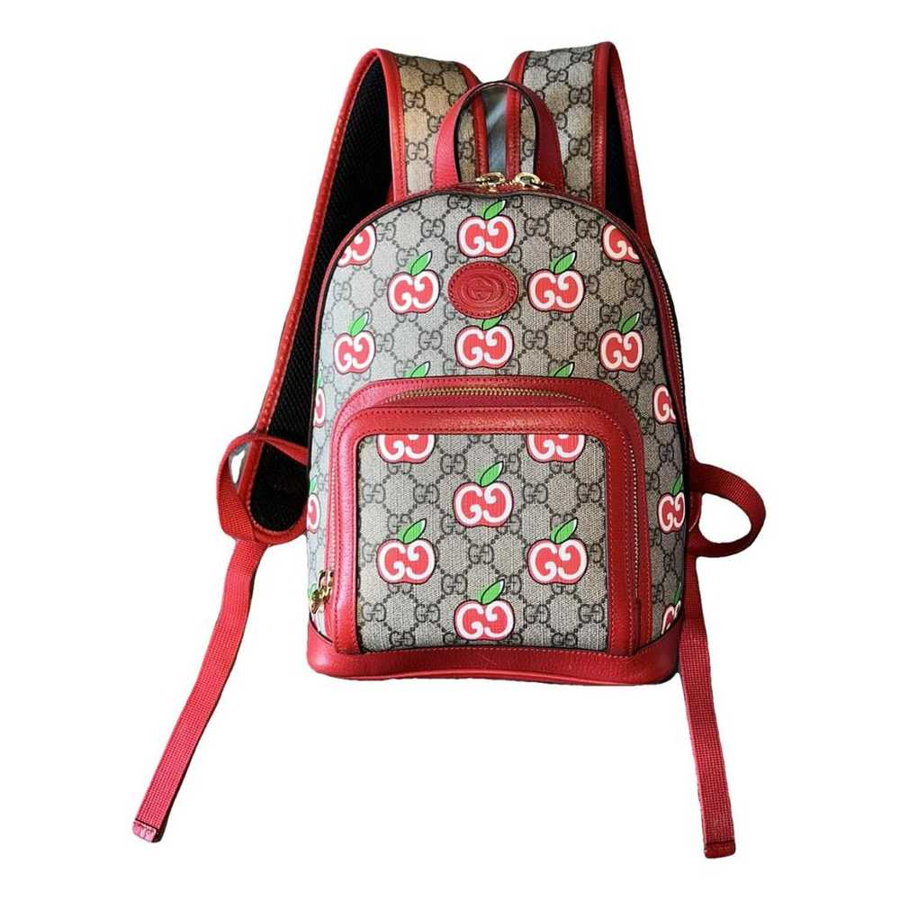 Gucci Interlocking cloth backpack - image 1