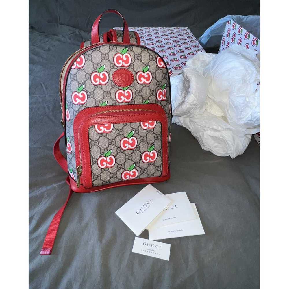 Gucci Interlocking cloth backpack - image 3