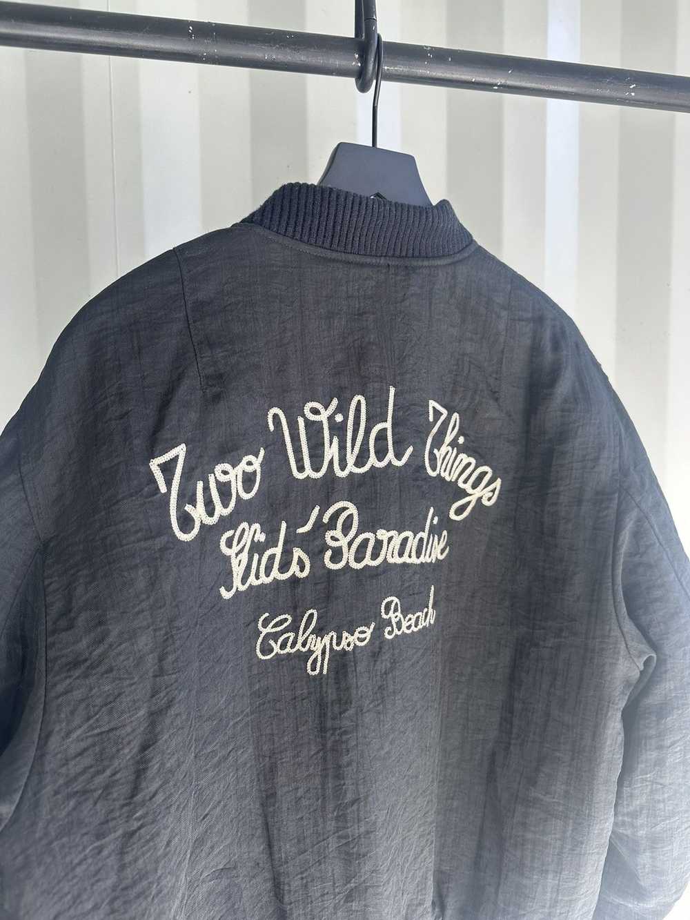 Vintage Two Wild Things Chainstitch Flight Bomber - image 2