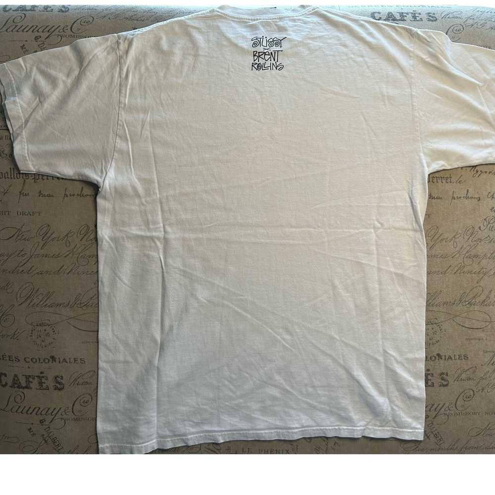 Vintage Stussy Brent Collins Collaboration T-Shirt - image 3