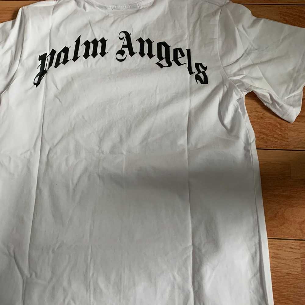 Palm angels broken bear white t-shirt size M - image 2