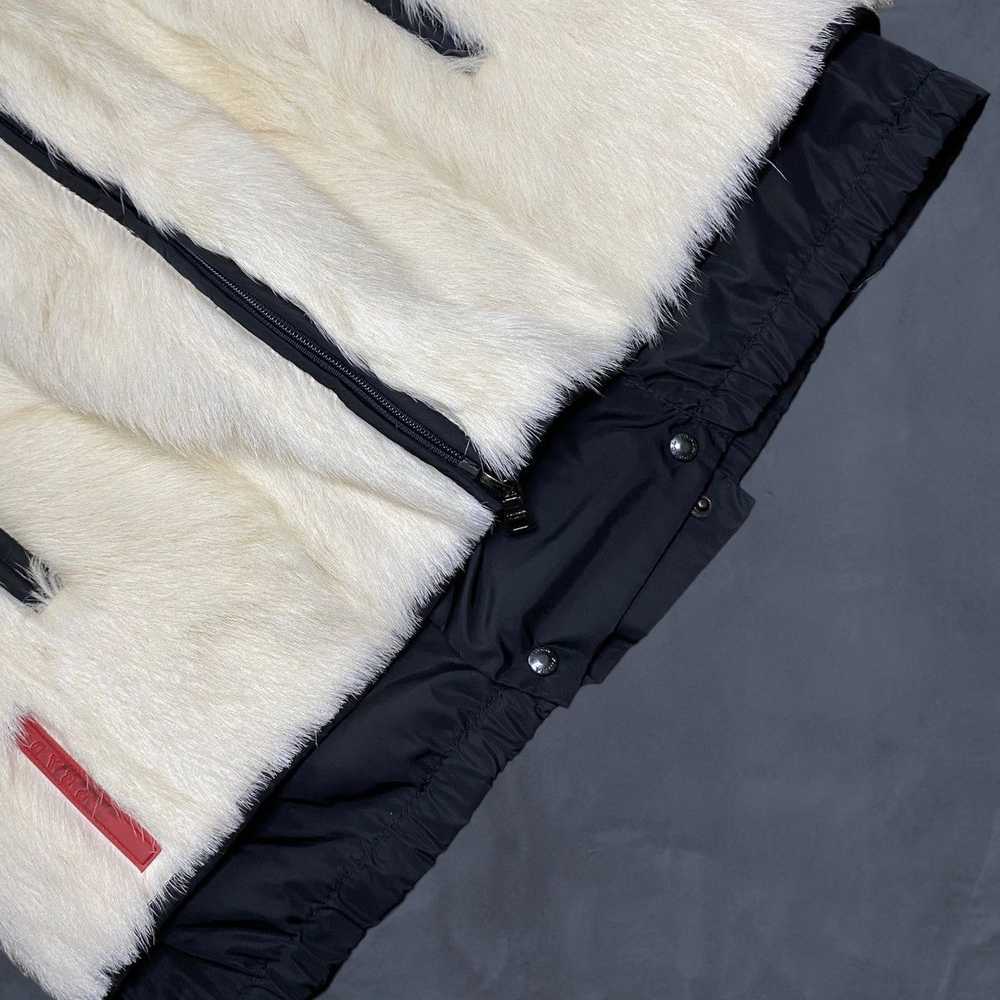 Prada Prada Sport F/W 1999 Fur Vest Jacket Nylon … - image 6