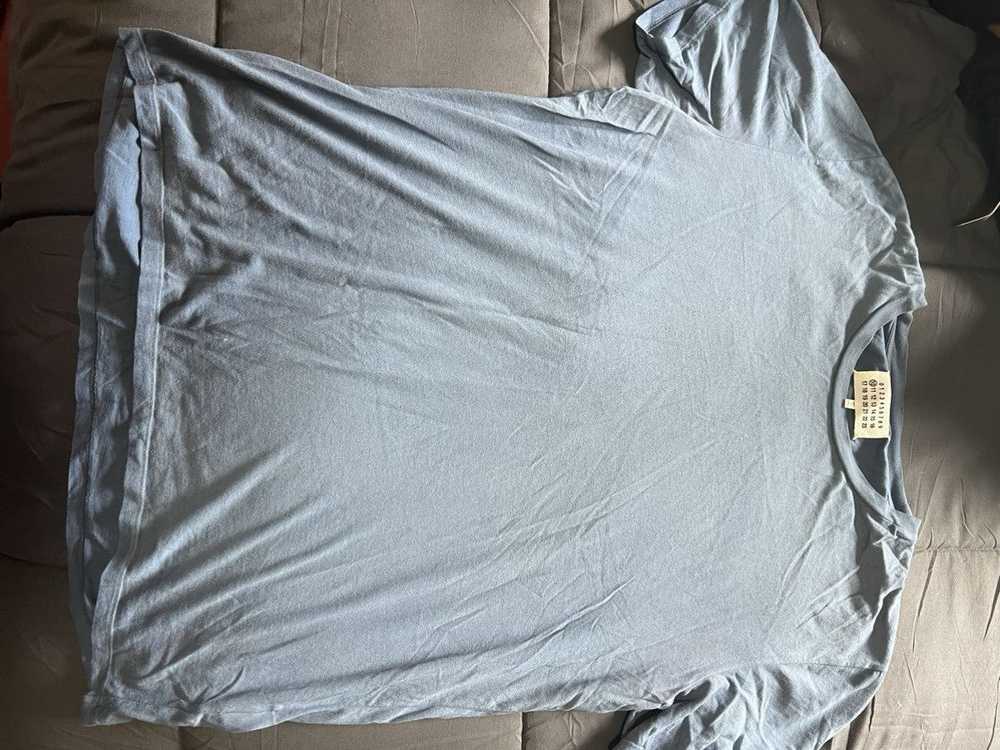 Maison Margiela Maison Margiela Tee Blue Sz 52 - image 1