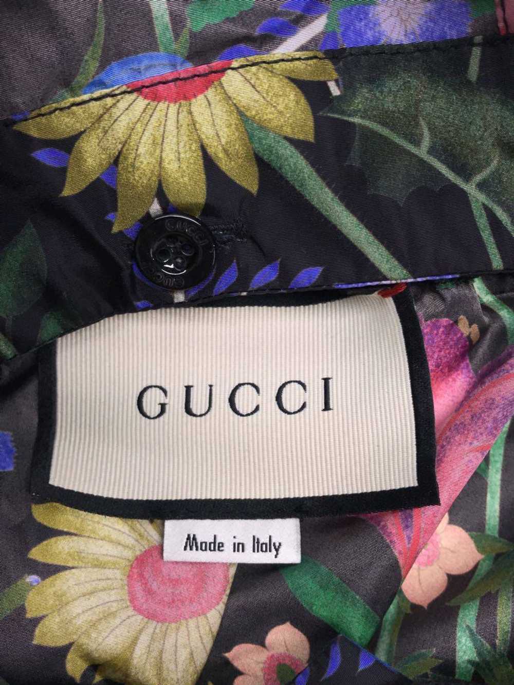 Gucci Blouson M Nylon Multicolor Floral Pattern W… - image 3