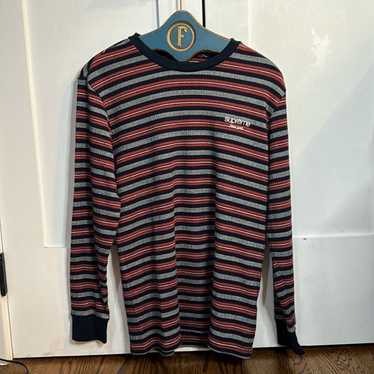 トップス Supreme Classic Logo Striped thermal supreme classic logo striped long sleeve shirt | eBay