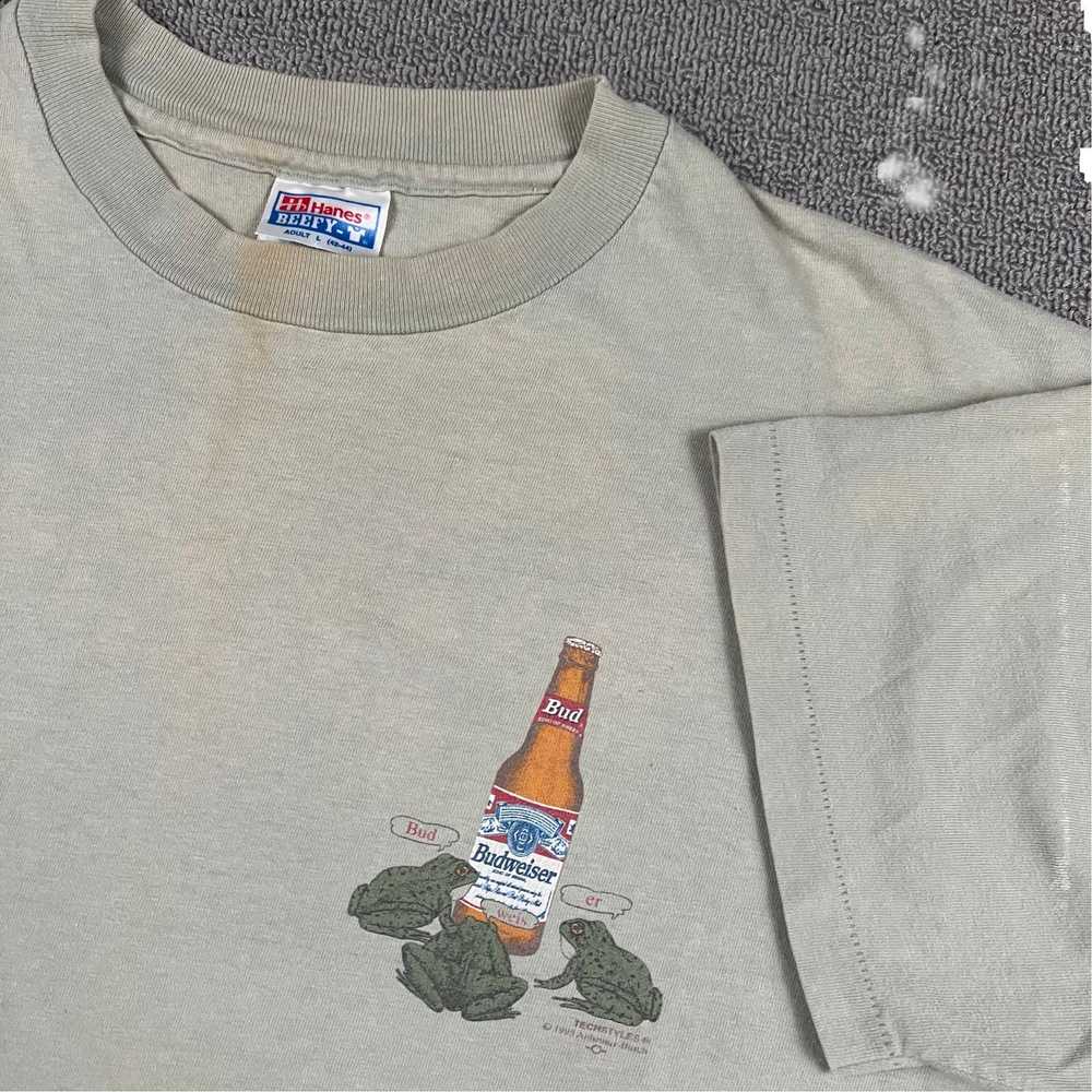 Streetwear × Vintage Vintage Budweiser 90s beefy … - image 3