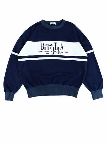 Fila Vintage Fila Biela Italia Sweatshirt