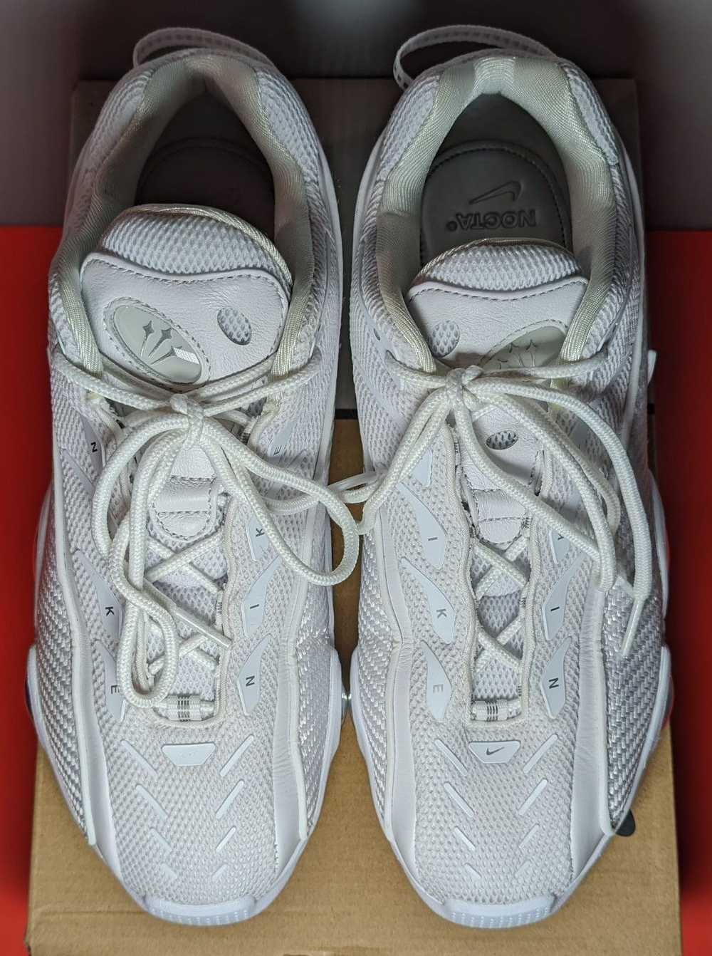 Nike Size 9.5 - Nike NOCTA x Glide Triple White - image 2