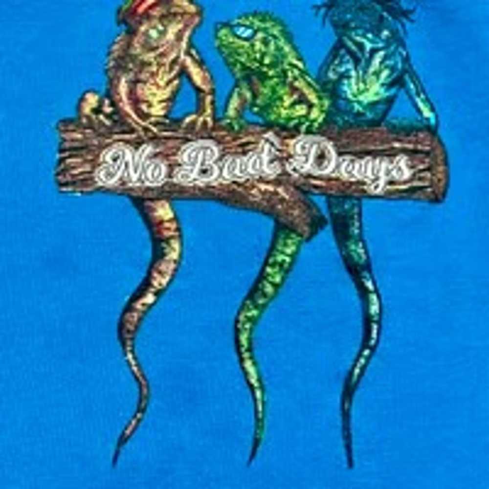Vintage Lizard Mexico Travel Tee Youth Size Large - image 3