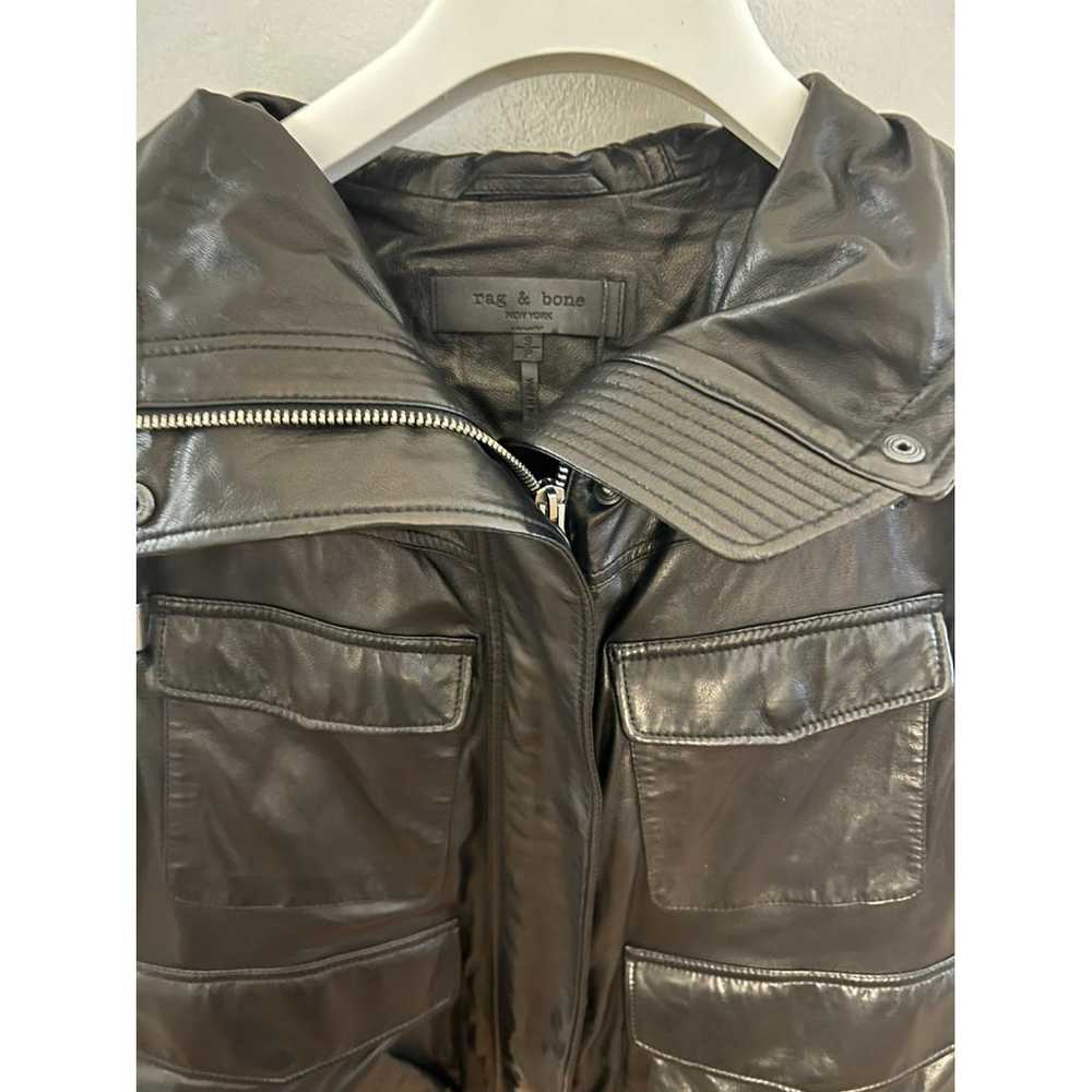 Rag & Bone Leather biker jacket - image 7