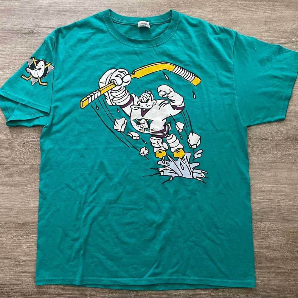 Vintage Anaheim Mighty Ducks Wild Wing T-shirt Me… - image 1