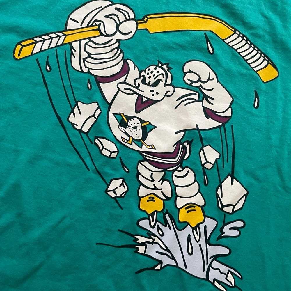 Vintage Anaheim Mighty Ducks Wild Wing T-shirt Me… - image 2