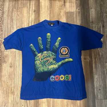 Vintage 90s Coogi men’s xl shirt psychedelic hand - image 1