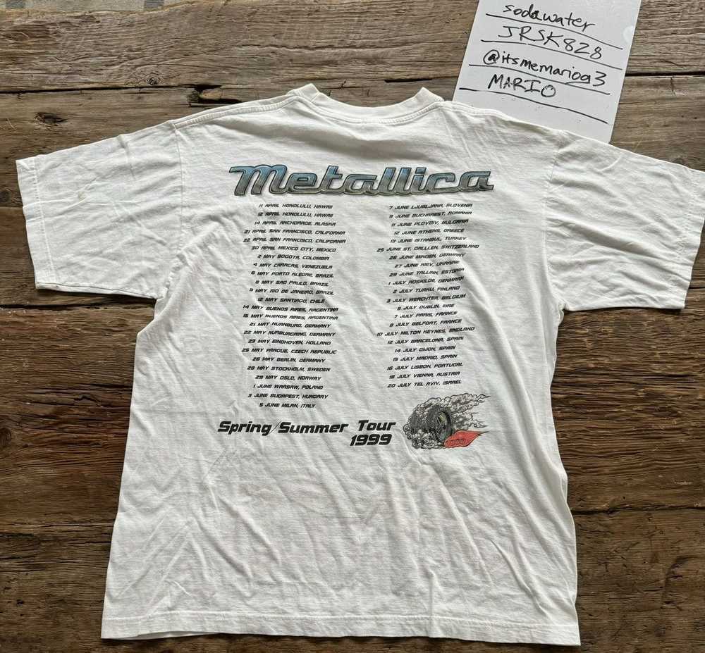 Vintage VINTAGE METALLICA Gimme Fuel 1999 TOUR SH… - image 3