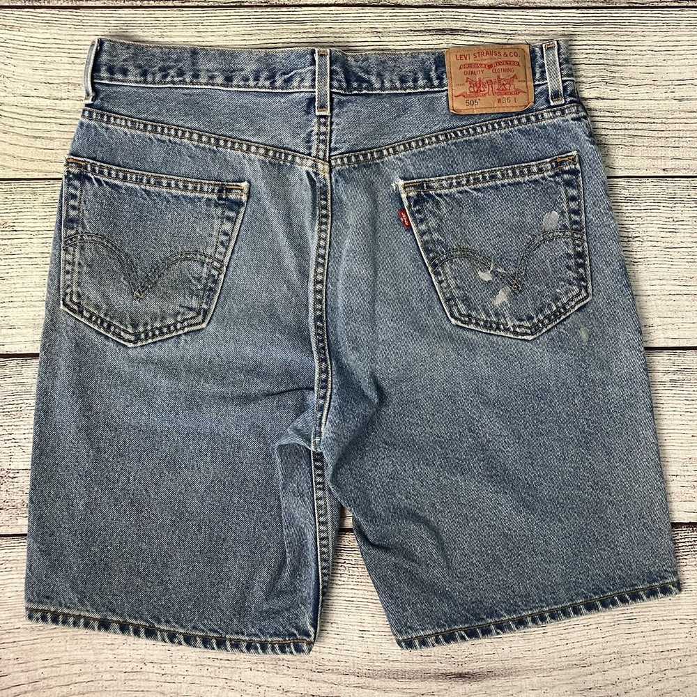 Levi's × Vintage Y2K Levi’s 505 Blue Denim Jeans … - image 1