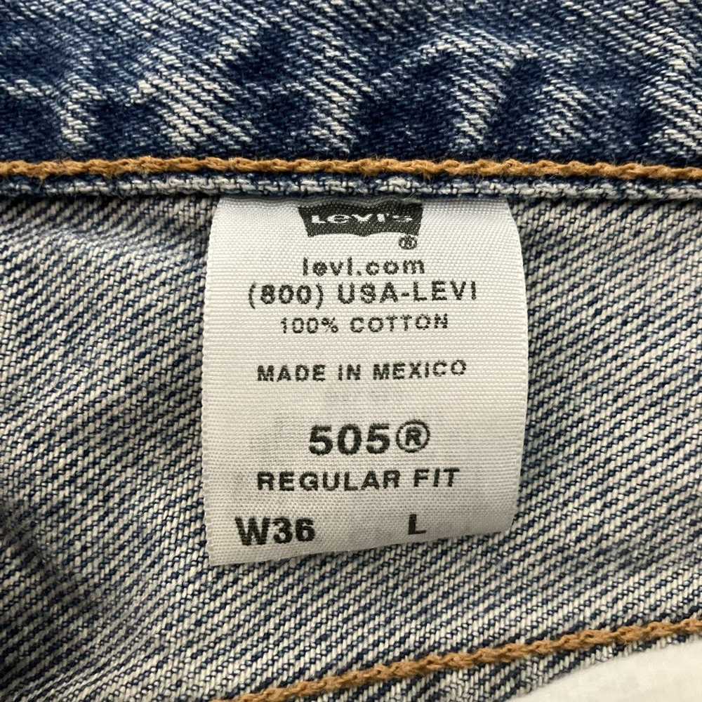 Levi's × Vintage Y2K Levi’s 505 Blue Denim Jeans … - image 4