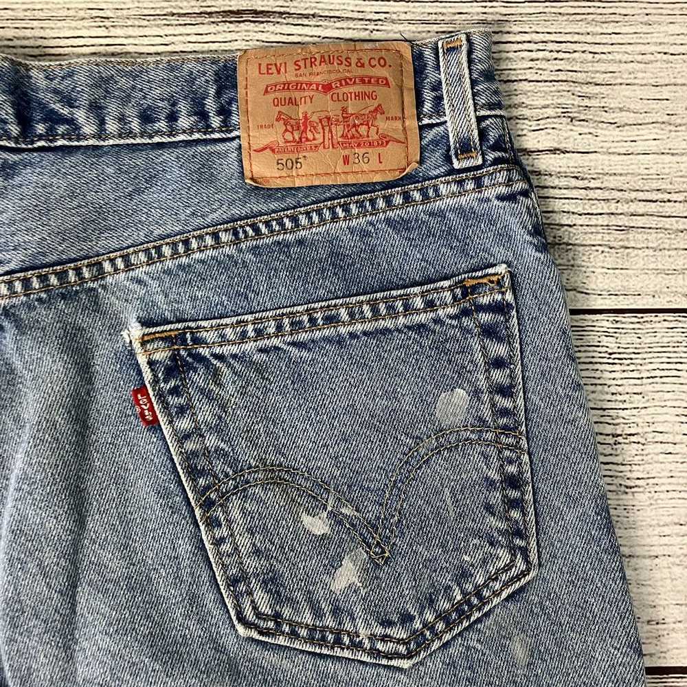 Levi's × Vintage Y2K Levi’s 505 Blue Denim Jeans … - image 6