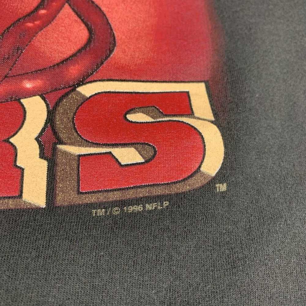 RARE VTG NFL San Francisco 49ers 90s 1996 Nutmeg … - image 4