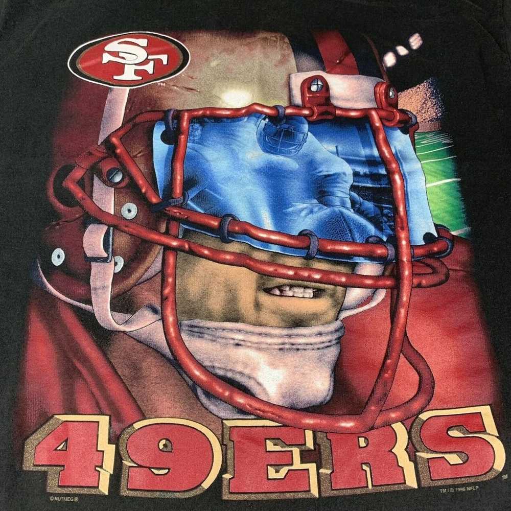 RARE VTG NFL San Francisco 49ers 90s 1996 Nutmeg … - image 5