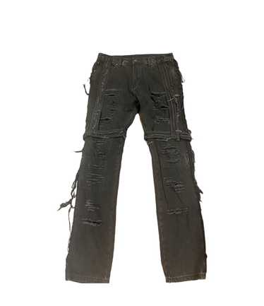 MNML × Streetwear × Vale Black Distressed Jeans - image 1