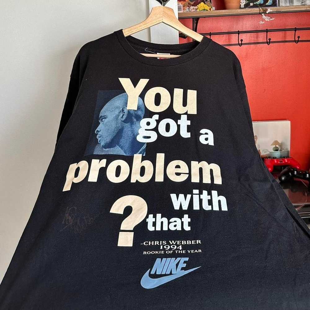 Vintage 1994 Chris Webber Nike Shirt - image 1