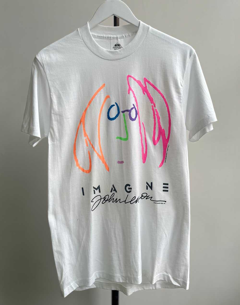 Vintage Imagine: John Lennon Movie Promo T-Shirt … - image 1