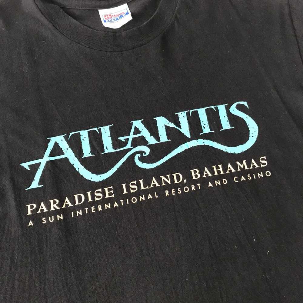 Hanes × Tee × Vintage 💥Steals💥Vtg 90s Atlantis … - image 8