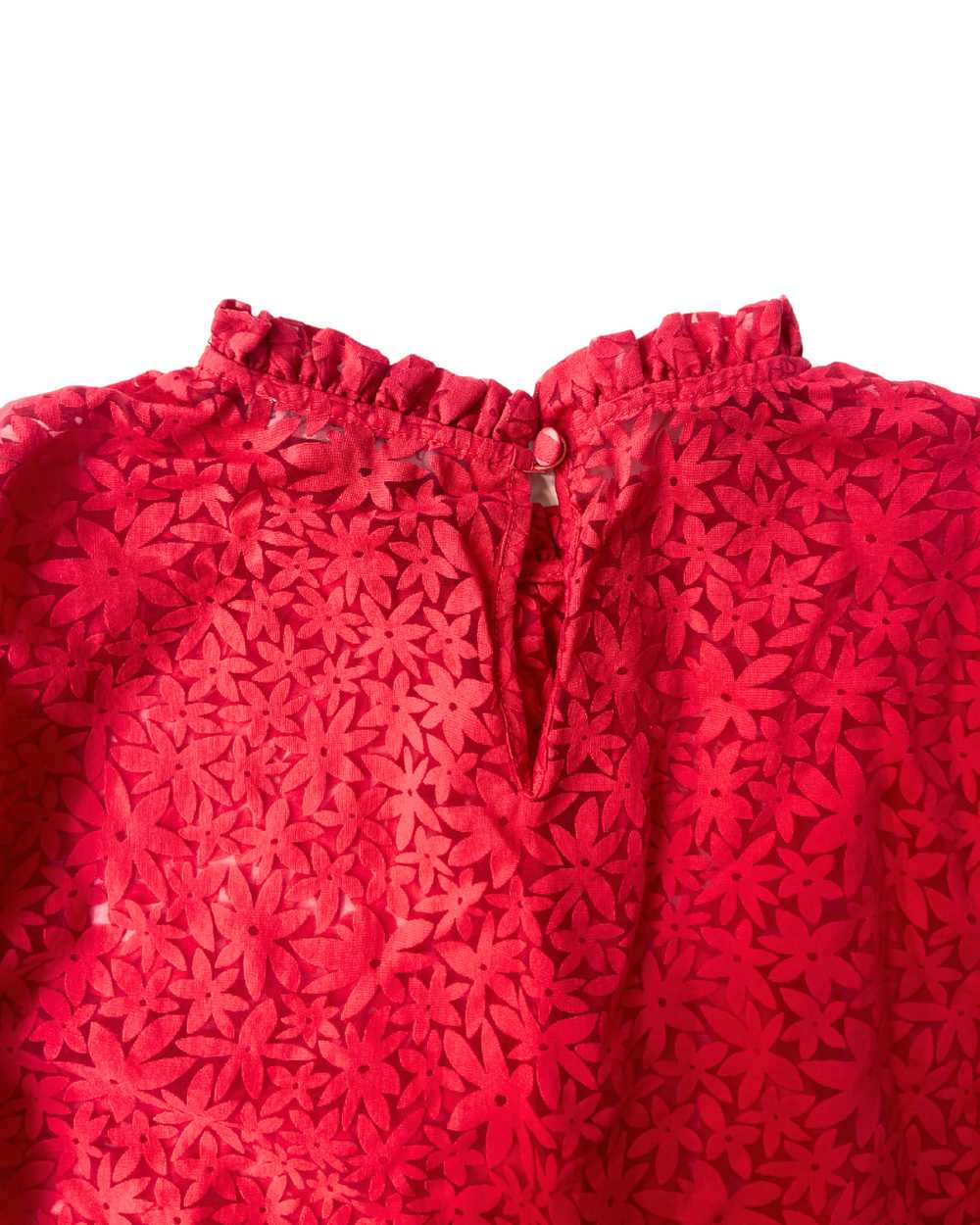 Oliver Bonas Oliver Bonas Pink Floral Blouse - image 4