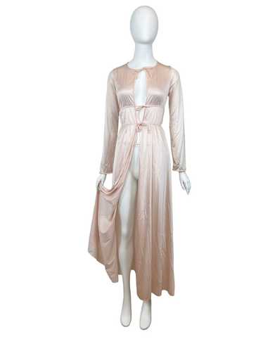 1970s JOHN KLOSS pink open dress