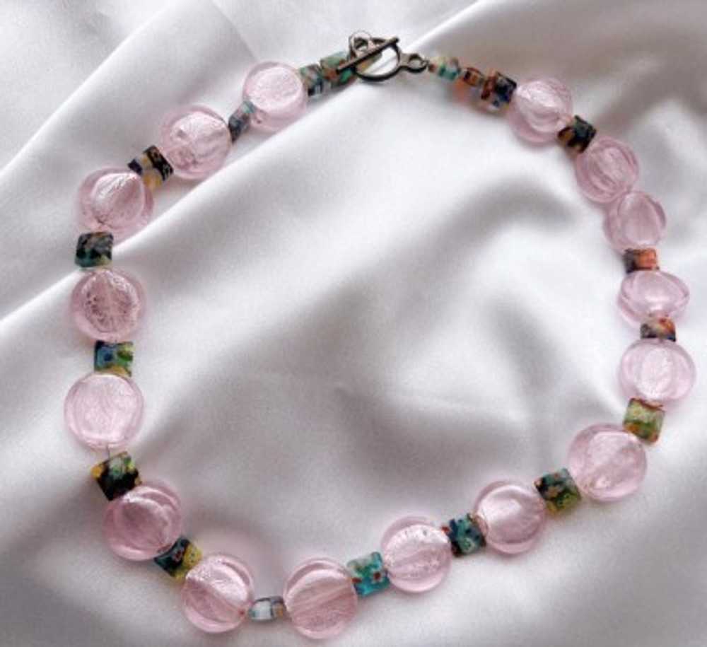 candy glass bead necklace - image 2