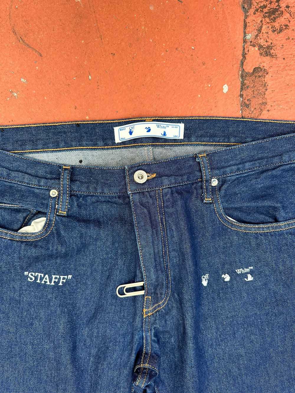 Off-White Off-White c/o Virgil Abloh "Staff" jeans - image 2
