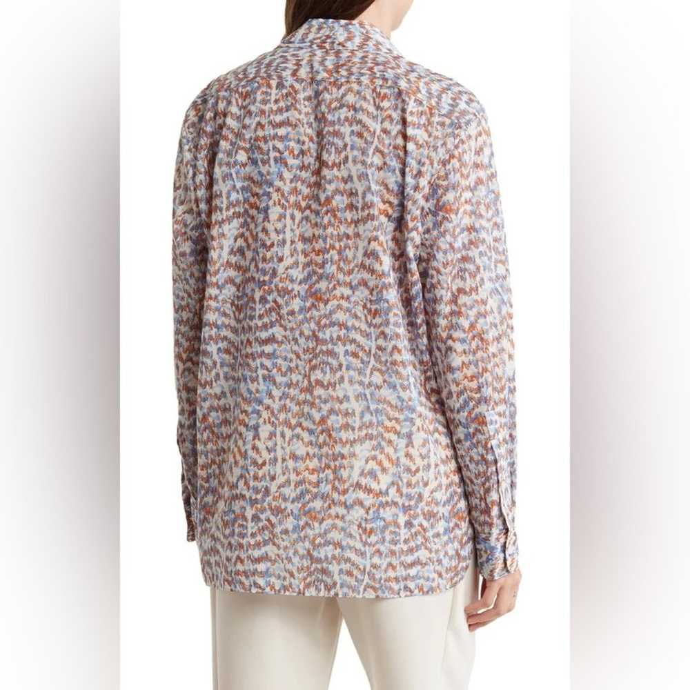 Theory Printed Classic Menswear Shirt (size S) - image 3
