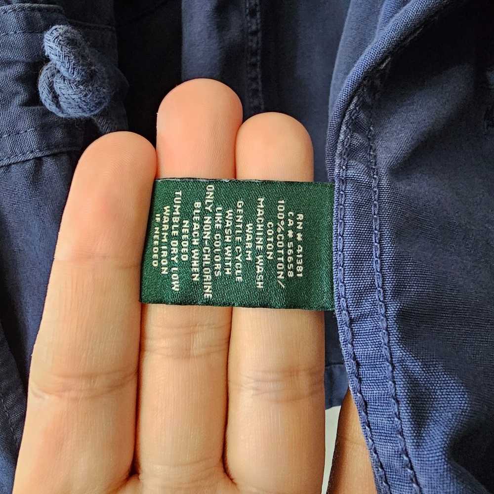 Lauren Ralph Lauren Blue Jacket Size Small 100% C… - image 8