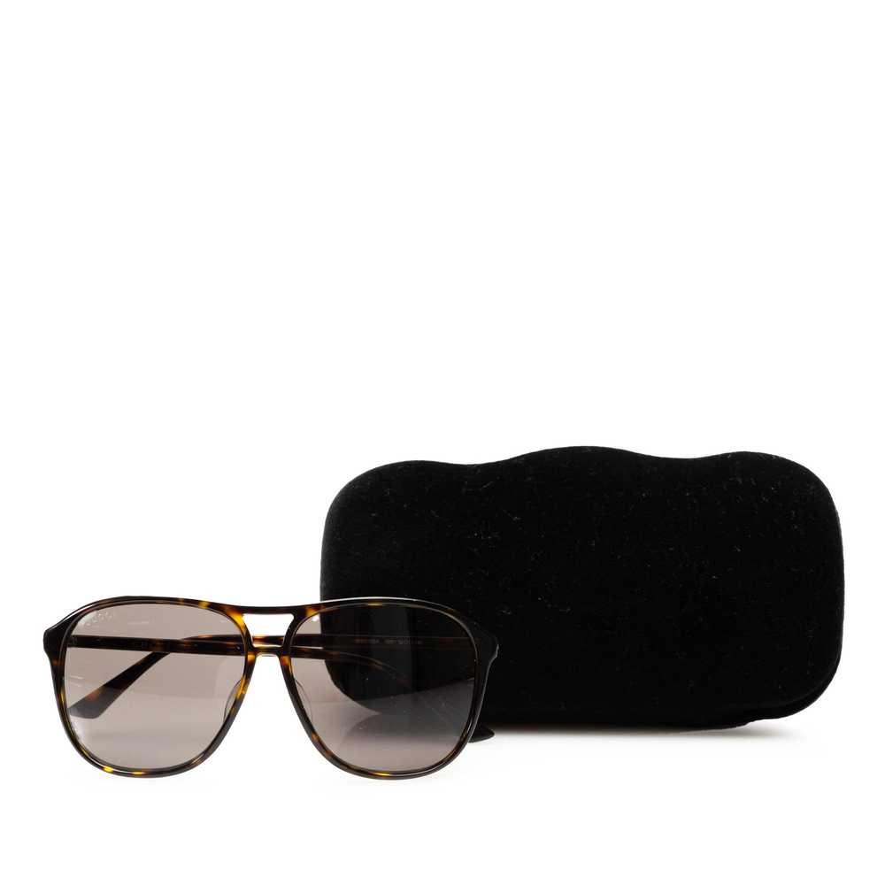 Product Details Gucci Tortoise Shell Aviator Sung… - image 10