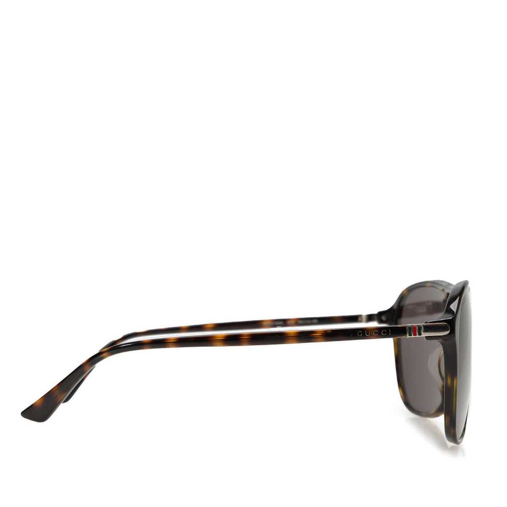 Product Details Gucci Tortoise Shell Aviator Sung… - image 3