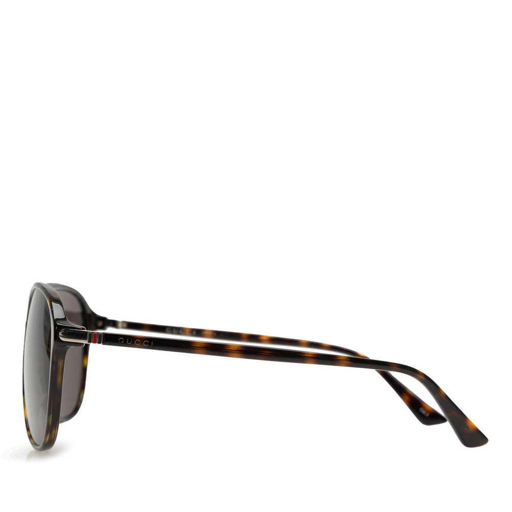 Product Details Gucci Tortoise Shell Aviator Sung… - image 4