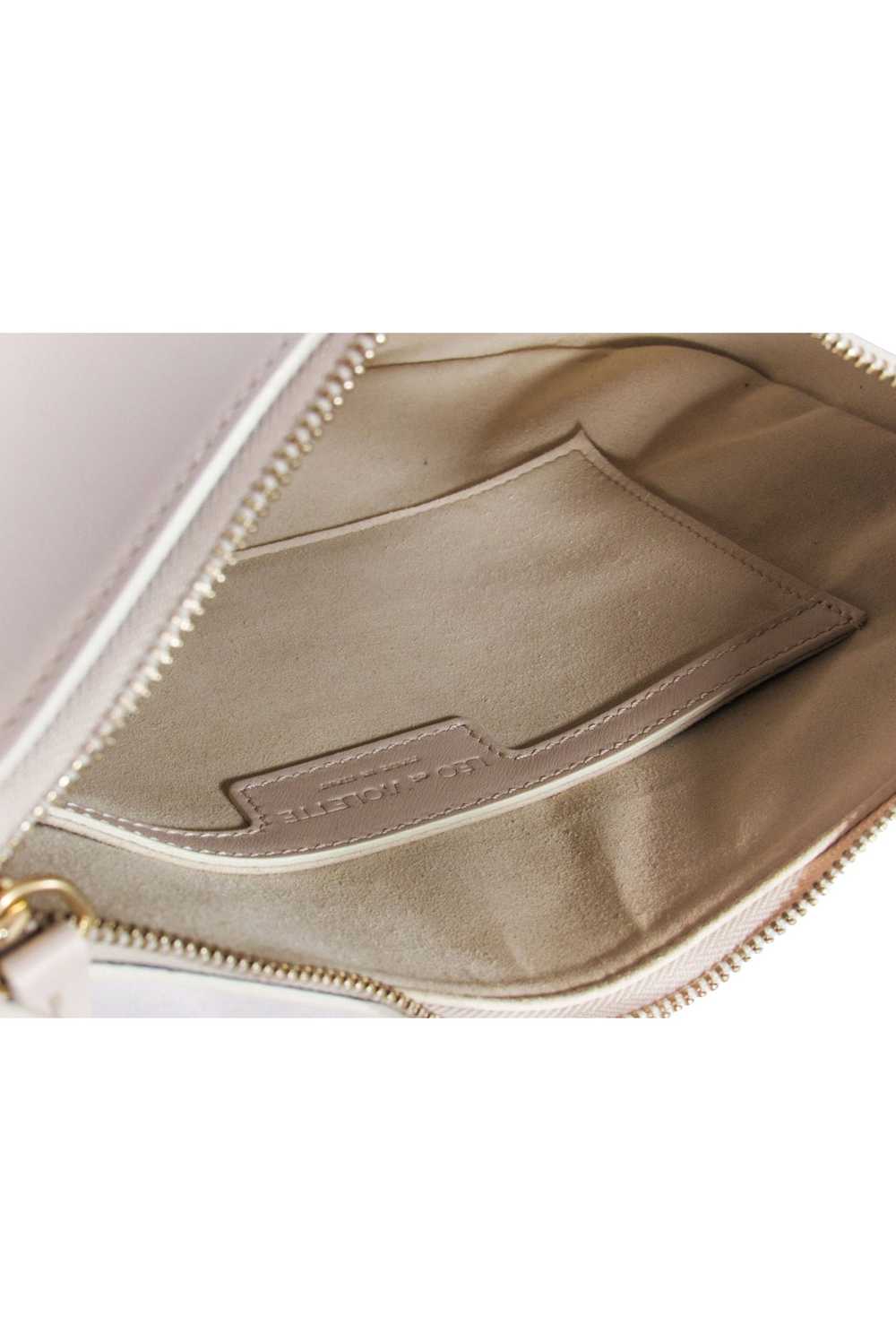 Leo et Violette - Cream Leather Shoulder Bag - image 5