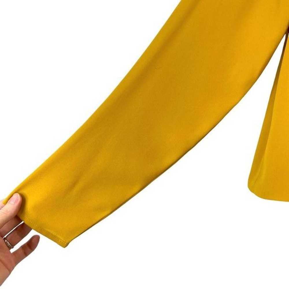 Aritzia Babaton Randy mustard yellow top blouse S… - image 4
