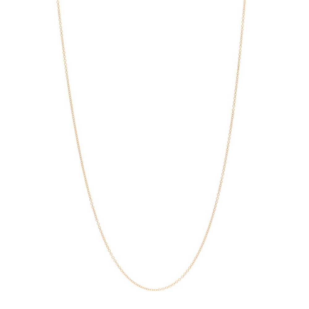 TIFFANY 18K Rose Gold Chain Necklace 18.5" - image 1