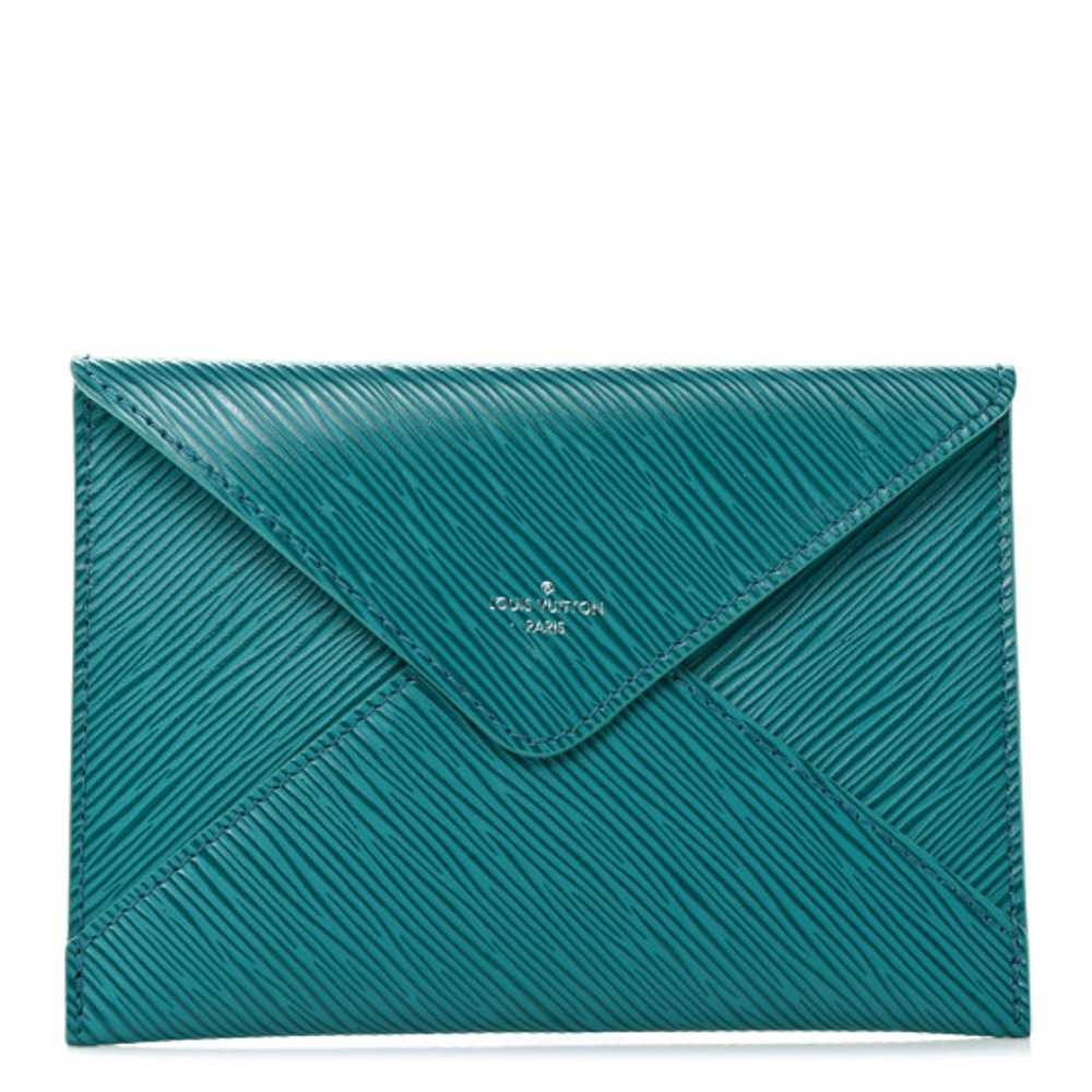 LOUIS VUITTON Epi Envelope Pouch Emerald - image 1