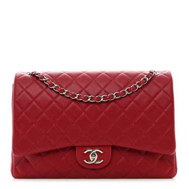 CHANEL Iridescent Caviar Quilted Maxi Double Flap… - image 1