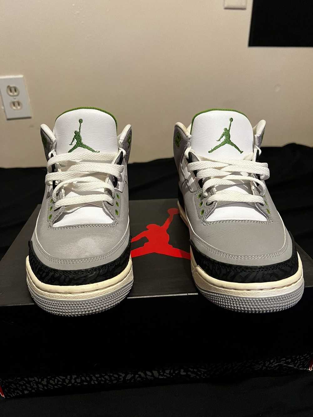Nike Jordan 3 GREY/CHLOROPHYLL - image 2