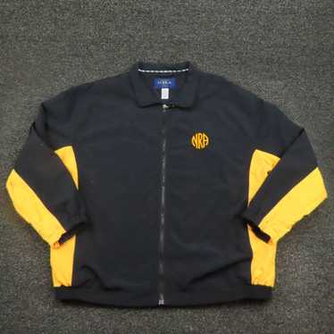 Vintage NRA Jacket Adult 2XL Black & Yellow Long … - image 1