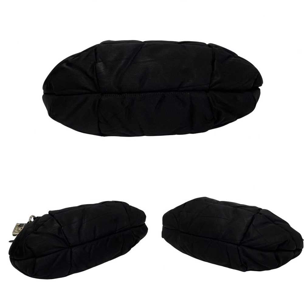 Nappa-Trimmed Tessuto Gaufre Shoulder Bag - '10s - image 8