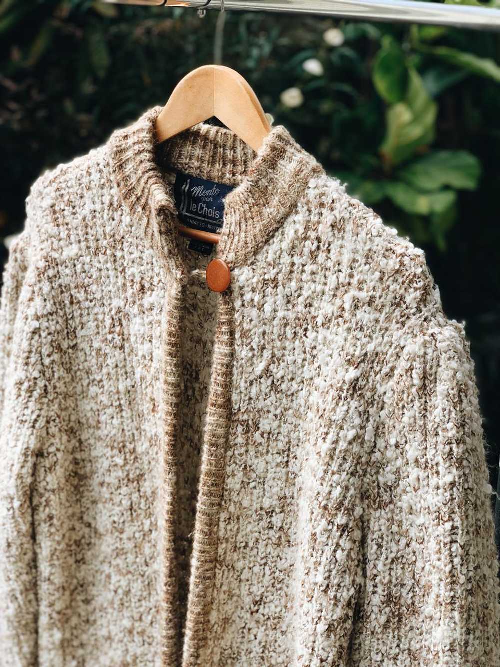Le Chois 80s Long Sweater Coat (L) | Used,… - image 6